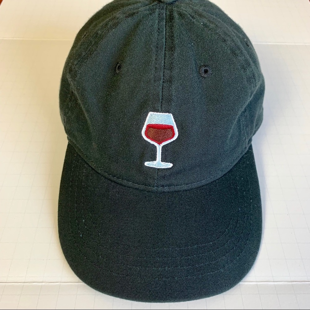 Red Wine Glass baseball hat
